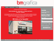 Tablet Screenshot of bmgrafica.com